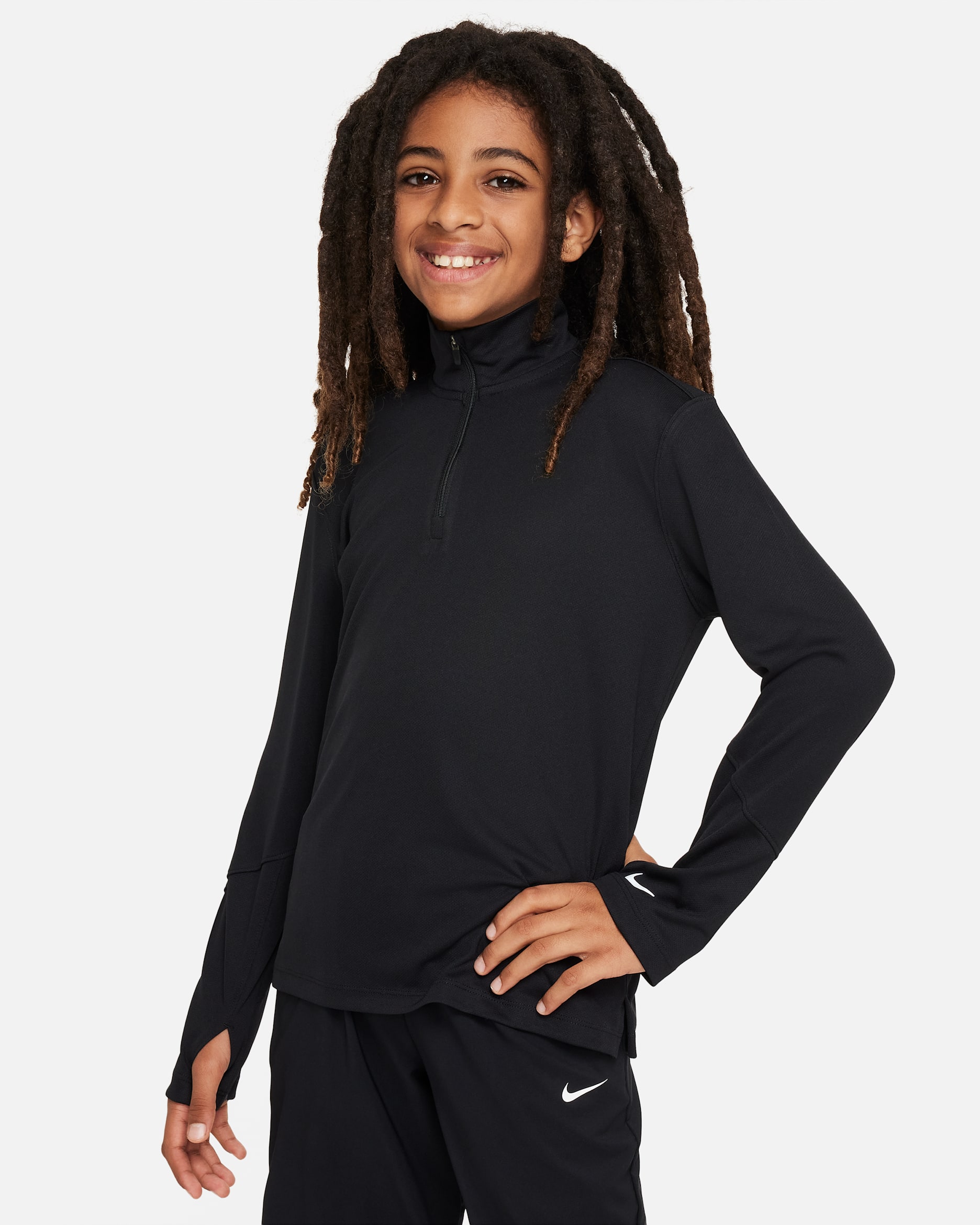 nike スポーツウエア Nike Multi Big Kids' (Boys') Dri-FIT UV Long-Sleeve 1/2-Zip
